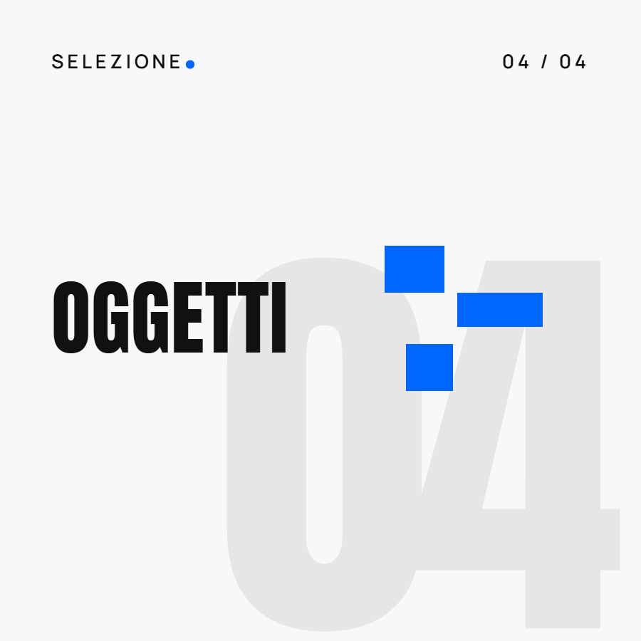 Oggetti da collezione selezionati